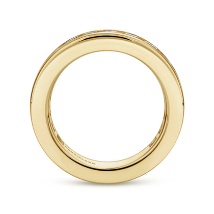 Remie - 14K Yellow Gold Channel Set Diamond Eternity Band