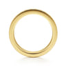 Straight Wedding Ring in 14k Yellow Gold with Round Natural Diamond at Gabriel & Co.