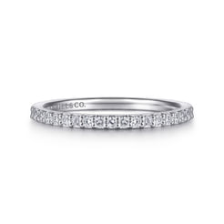 Rialto - Platinum Shared Prong Diamond Wedding Band