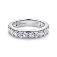 Rimini - 14K White Gold Channel Set Diamond Wedding Band