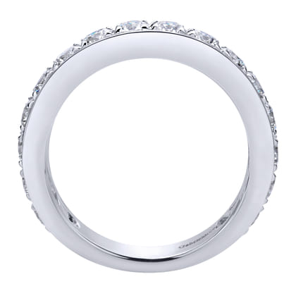 Rimini - 14K White Gold Channel Set Diamond Wedding Band