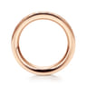 Eternity Band Wedding Ring in 14k Rose Gold with Round Natural Diamond at Gabriel & Co.