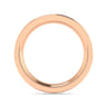 Eternity Band Wedding Ring in 14k Rose Gold with Round Natural Diamond at Gabriel & Co.
