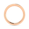 Eternity Band Wedding Ring in 14k Rose Gold with Round Natural Diamond at Gabriel & Co.
