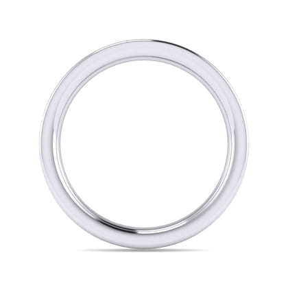 Romana - 14K White Gold Channel Prong Diamond Anniversary Band