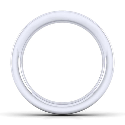 Romana - 14K White Gold Channel Prong Diamond Anniversary Band