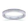 Straight Wedding Ring in 14k White Gold with Round Natural Diamond at Gabriel & Co.