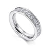 Eternity Band Wedding Ring in 14k White Gold with Round Natural Diamond at Gabriel & Co.