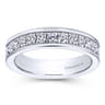 Eternity Band Wedding Ring in 14k White Gold with Round Natural Diamond at Gabriel & Co.