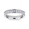 Eternity Band Wedding Ring in 14k White Gold with Round Natural Diamond at Gabriel & Co.
