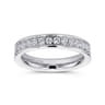 Eternity Band Wedding Ring in 14k White Gold with Round Natural Diamond at Gabriel & Co.