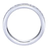 Eternity Band Wedding Ring in 14k White Gold with Round Natural Diamond at Gabriel & Co.