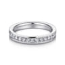 Eternity Band Wedding Ring in 14k White Gold with Round Natural Diamond at Gabriel & Co.