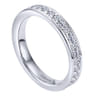 Eternity Band Wedding Ring in 14k White Gold with Round Natural Diamond at Gabriel & Co.