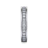 Eternity Band Wedding Ring in 14k White Gold with Round Natural Diamond at Gabriel & Co.