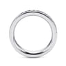 Eternity Band Wedding Ring in 14k White Gold with Round Natural Diamond at Gabriel & Co.