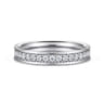 Eternity Band Wedding Ring in 14k White Gold with Round Natural Diamond at Gabriel & Co.
