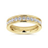 Eternity Band Wedding Ring in 14k Yellow Gold with Round Natural Diamond at Gabriel & Co.