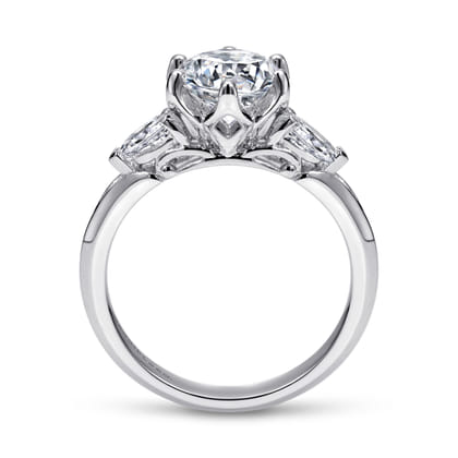 Rosario - 14K White Gold Diamond Engagement Ring