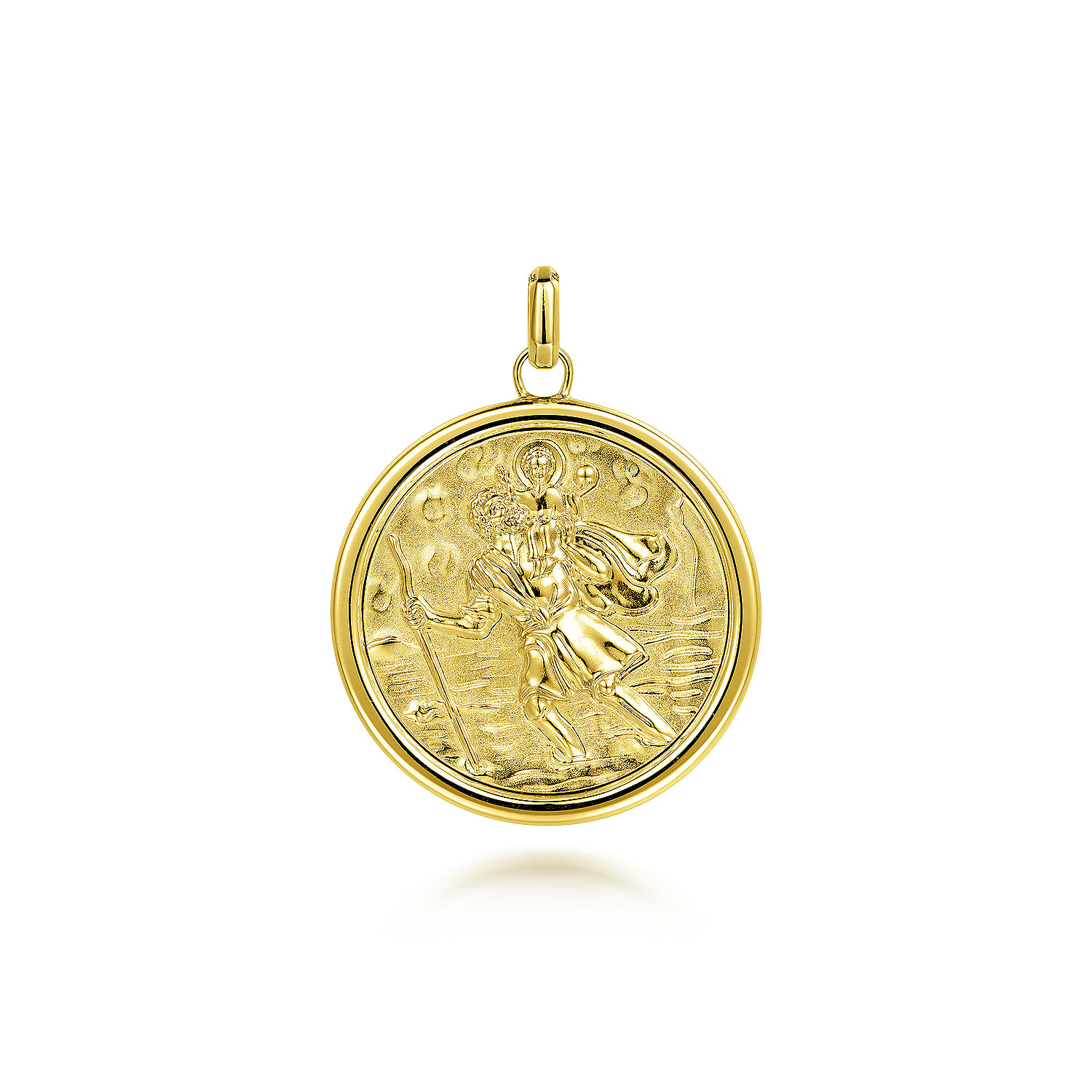 14k ST. Christopher deals charm