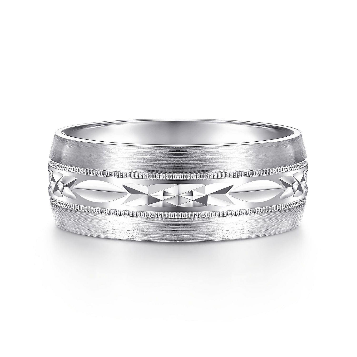 Russell---14K-White-Gold-8mm---Engraved-Men's-Wedding-Band-in-Satin-Finish1