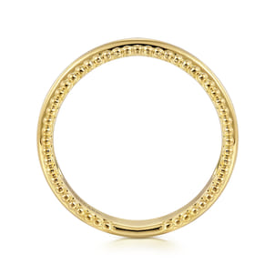 STACKABLES - 14K Yellow Gold Bujukan Stackable Ring