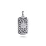 Saint Christopher Dog Tag Pendant 925 Sterling Silver