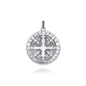 Saint Christopher Medallion Pendant 925 Sterling Silver