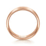 Samuel - 14K Rose Gold 6mm - Men's Wedding Band in Satin Finish