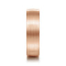 Samuel - 14K Rose Gold 6mm - Men's Wedding Band in Satin Finish