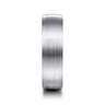 Samuel - 14K White Gold 6mm - Men's Wedding Band in Satin Finish