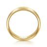 Samuel - 14K Yellow Gold 6mm - Men's Wedding Band in Satin Finish
