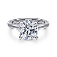 Sandi - 14K White Gold Round Diamond Engagement Ring