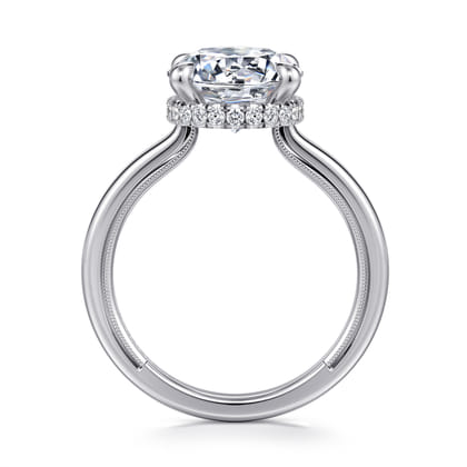 Sandi - 14K White Gold Round Diamond Engagement Ring
