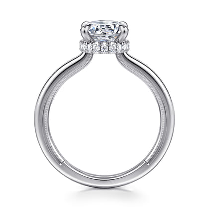 Sandi - 14K White Gold Round Diamond Engagement Ring