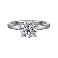 Sandi - 14K White Gold Round Diamond Engagement Ring