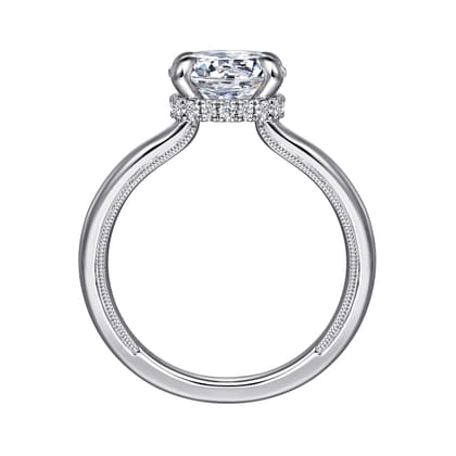 Sandi - 14K White Gold Round Diamond Engagement Ring