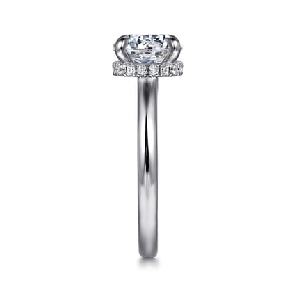 Sandi - 14K White Gold Round Diamond Engagement Ring