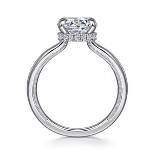 Sandi - Platinum Round Diamond Engagement Ring