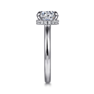 Sandi - Platinum Round Diamond Engagement Ring