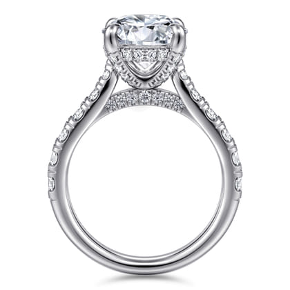 Sarita - 14K White Gold Round Diamond Engagement Ring