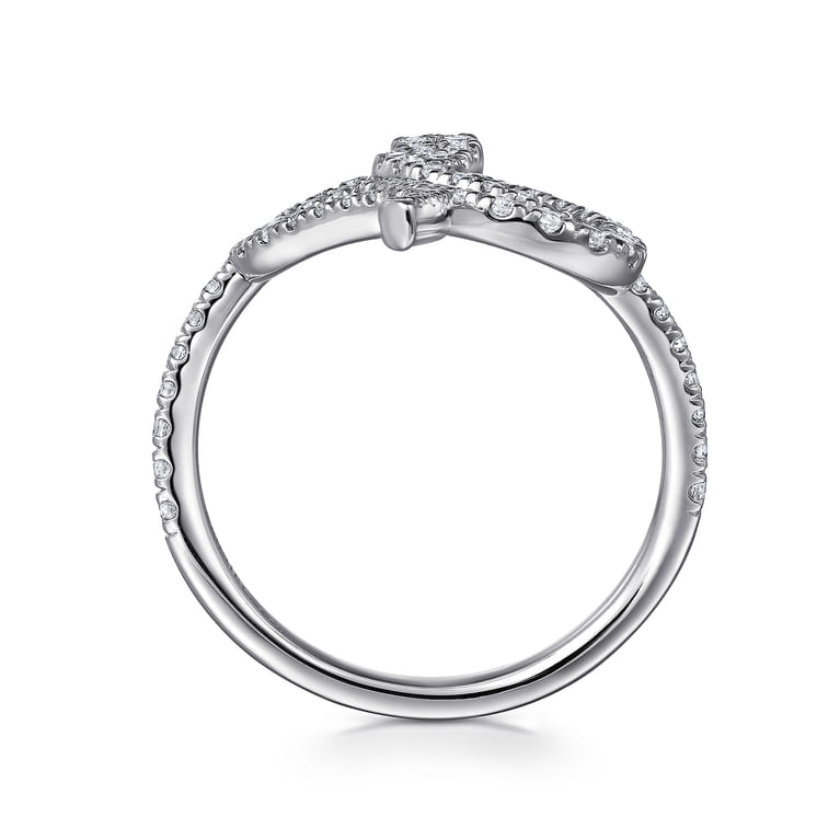 Serpentina - 14K White Gold Diamond Snake Ladies Ring - 0.5 ct - Shot 2