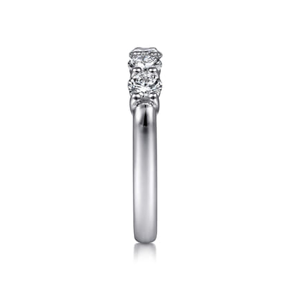 Siena - 14K White Gold 5 Stone Diamond Anniversary Band