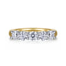Fancy Wedding Ring in 14k Yellow/white Gold with Round Natural Diamond at Gabriel & Co.