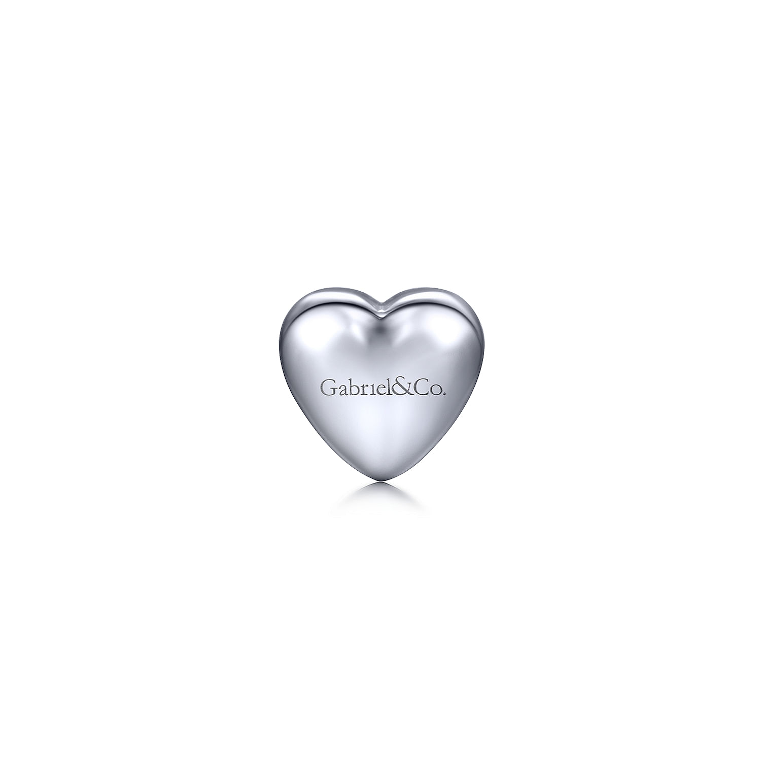 Silver Citrine Heart Pendant - Shot 2