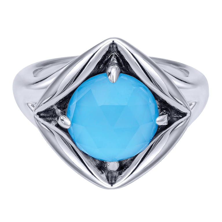 Silver Fashion Ladies Ring - Shot 1