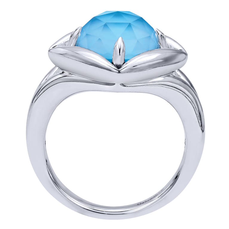 Silver Fashion Ladies Ring - Shot 2