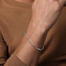 Solid Link Chain Bracelet 925 Sterling Silver