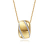 Soraya - 14K Yellow Gold Diamond Pendant Necklace - 0.22 ct
