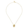 Soraya - 14K Yellow Gold Diamond Pendant Necklace - 0.22 ct